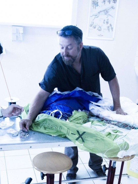 Dr Cervolix, réparation de voiles